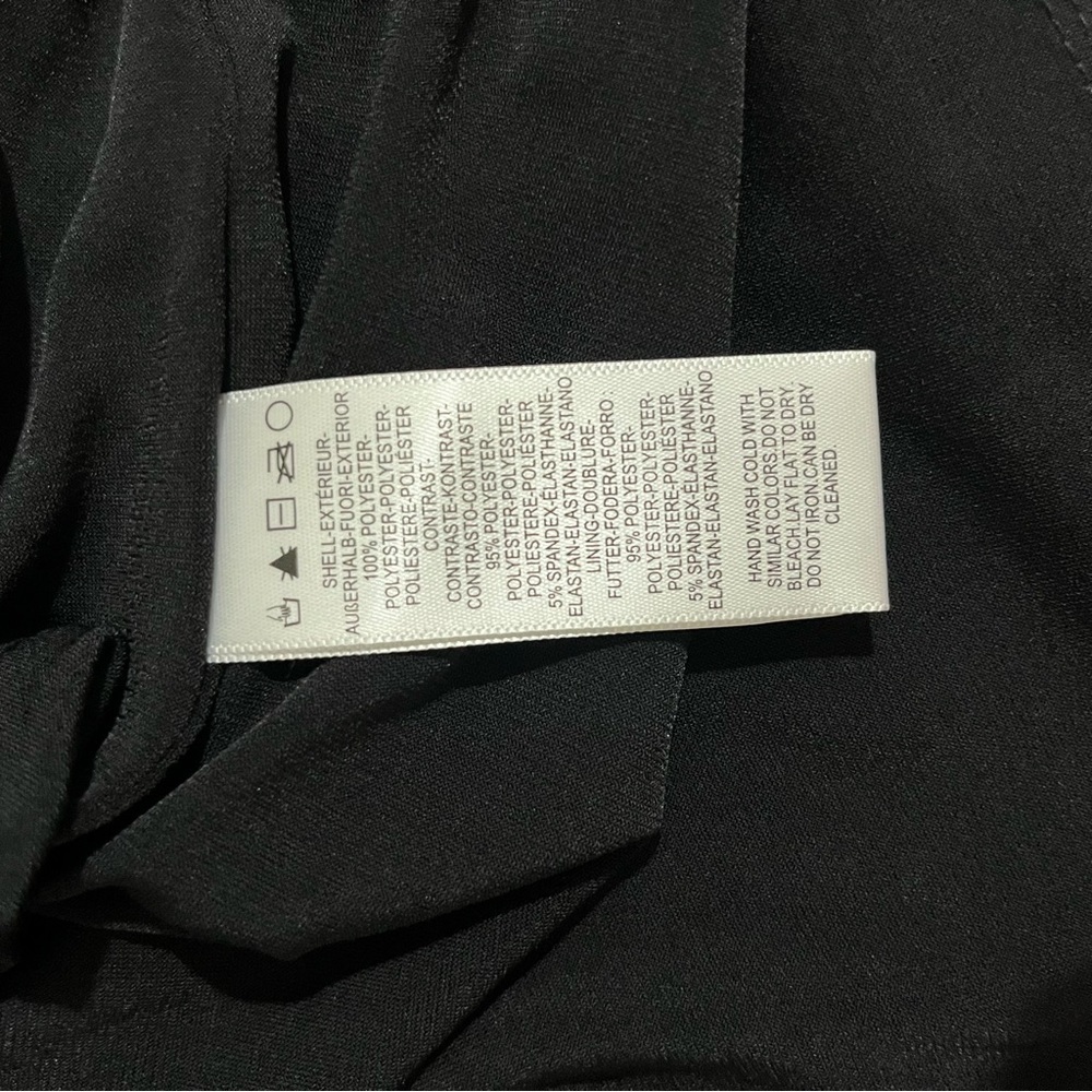 Dress The Population Kady Sequin Tiered Dress Black Size Small Wedding Guest - Picture 10 of 11